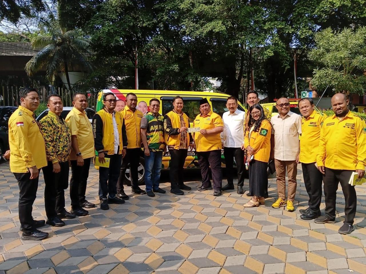 Dapat Mobil Operasional dari PP AMPG, AMPG DKI Apresiasi dan Semakin Semangat Membantu Masyarakat